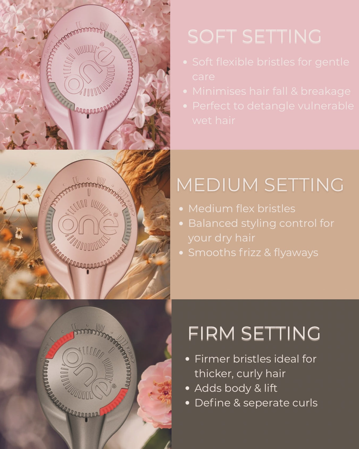 OneBrush – Adjustable Hair Brush