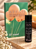 Black bottle of maad AFFAIR Lady Boy Detox Shampoo 250 ml beside green AFFAIR Deep Rebuilding System box
